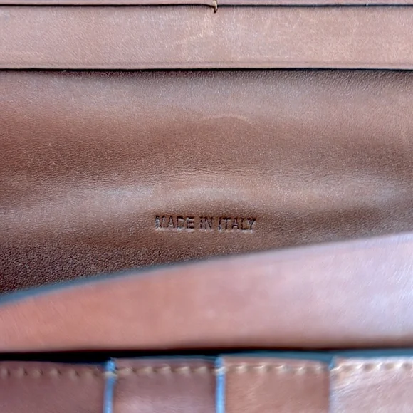 Ralph Lauren Authentic Ricky Collection Brown Leather Long Wallet With COA - Picture 12 of 16